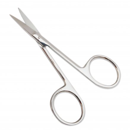 Ножиці по Stevens, загострені, прямі. Довжина 10,0 см, довжина робочої частини 25 мм